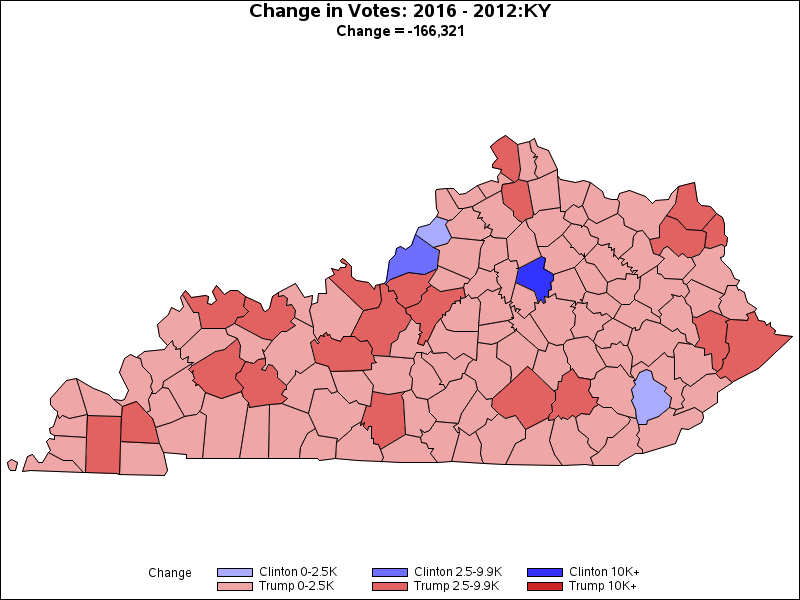 Kentucky Election Results By County Map Maps Model Online